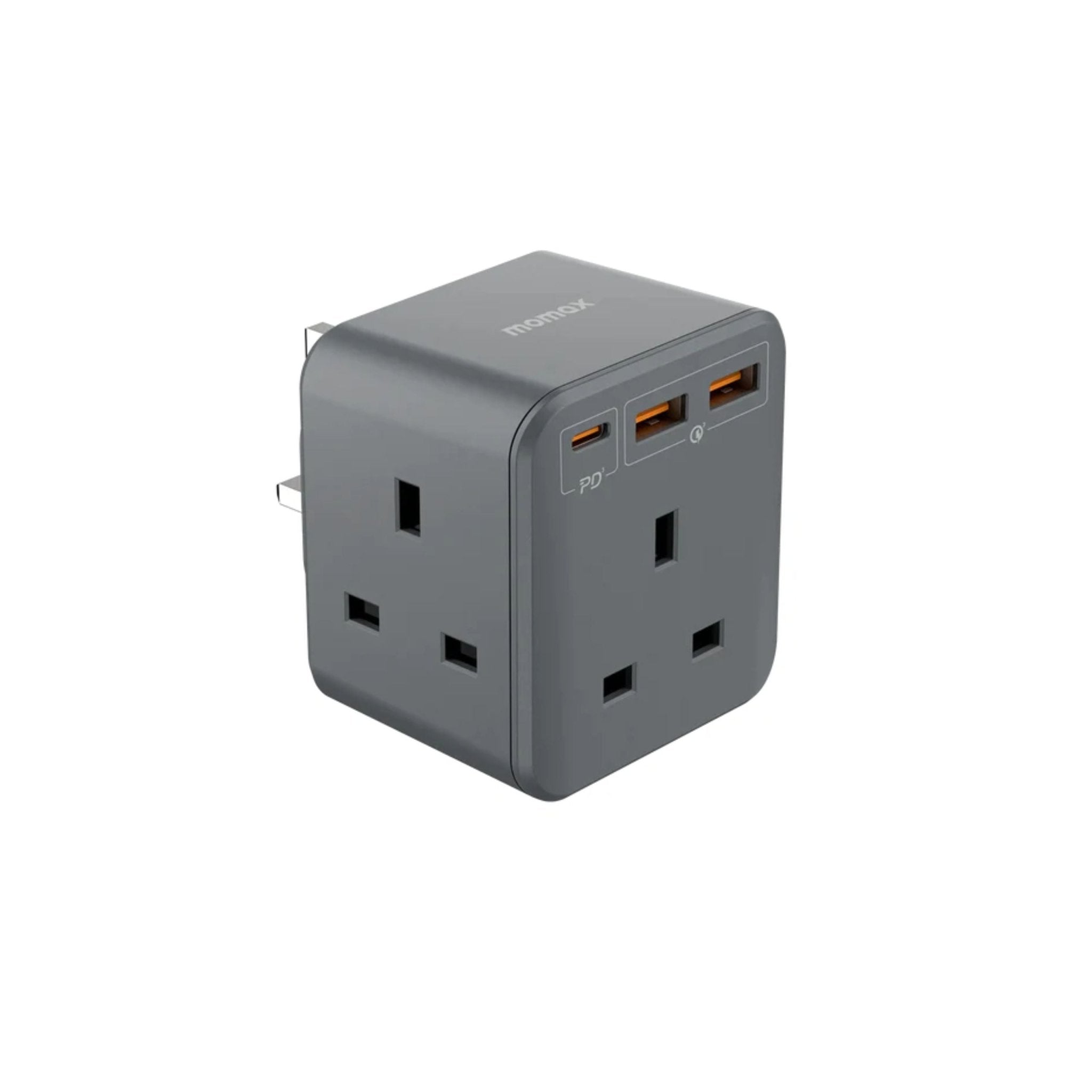 Momax Oneplug 3-Outlet Cube Extension Socket with USB
